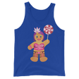 Gingerbread Drag Queen (Tank Top)-Christmas Tank Tops-Swish Embassy