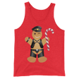 Gingerbread Leather Man (Tank Top)-Christmas Tank Tops-Swish Embassy