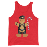 Gingerbread Leather Man (Tank Top)-Christmas Tank Tops-Swish Embassy