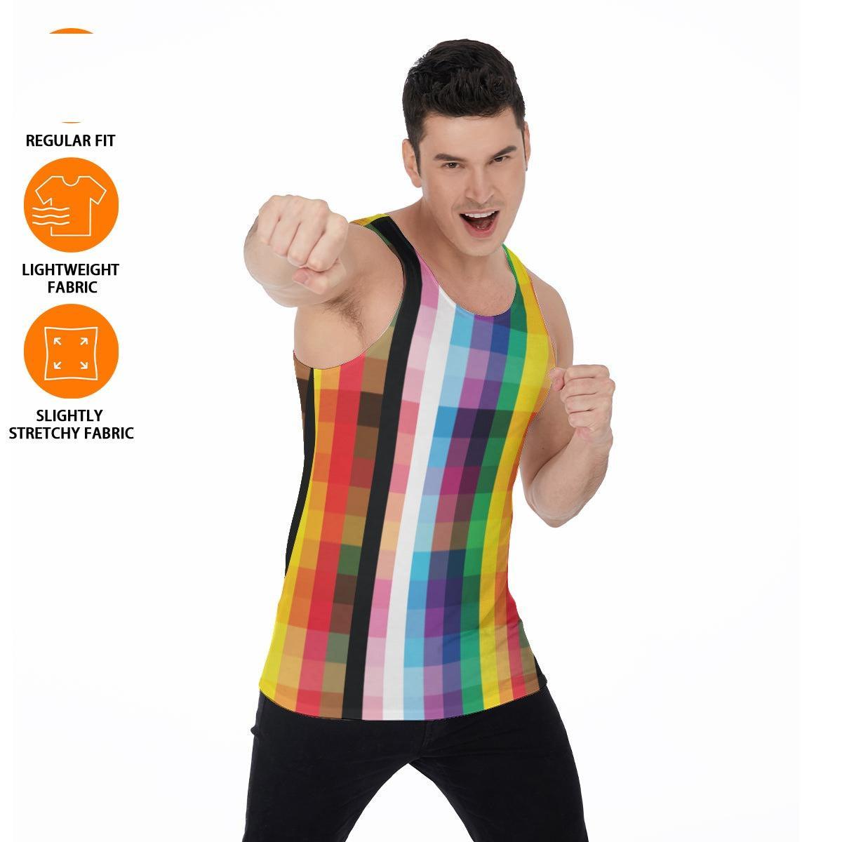 Gingham? I Barely Know ’Em! (Allover Tank Top)