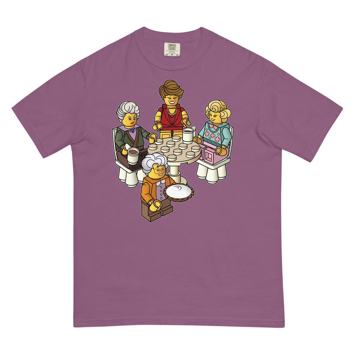 Golden Girls Blocks (Boxy Tee)-Boxy T-Shirt-Swish Embassy