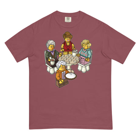 Golden Girls Blocks (Boxy Tee)-Boxy T-Shirt-Swish Embassy