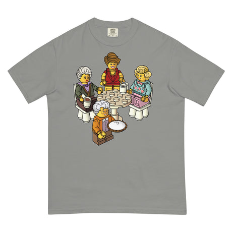 Golden Girls Blocks (Boxy Tee)-Boxy T-Shirt-Swish Embassy