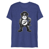 Hanky Bear - Black (Triblend)-Triblend T-Shirt-Swish Embassy