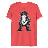Hanky Bear - Black (Triblend)-Triblend T-Shirt-Swish Embassy