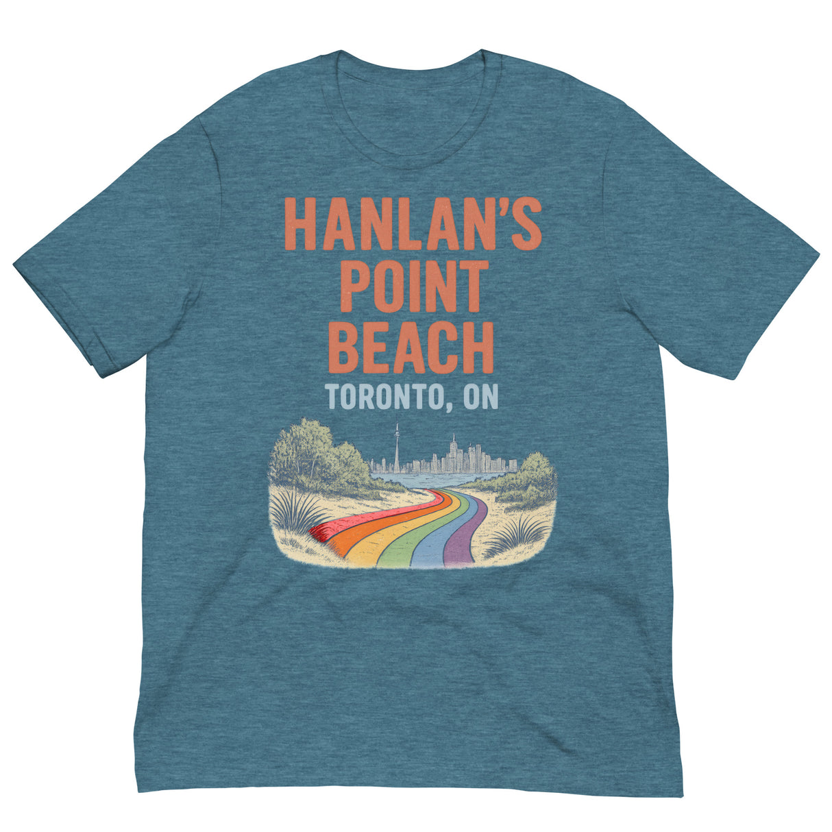 Hanlan's Point Beach-T-Shirts-Swish Embassy