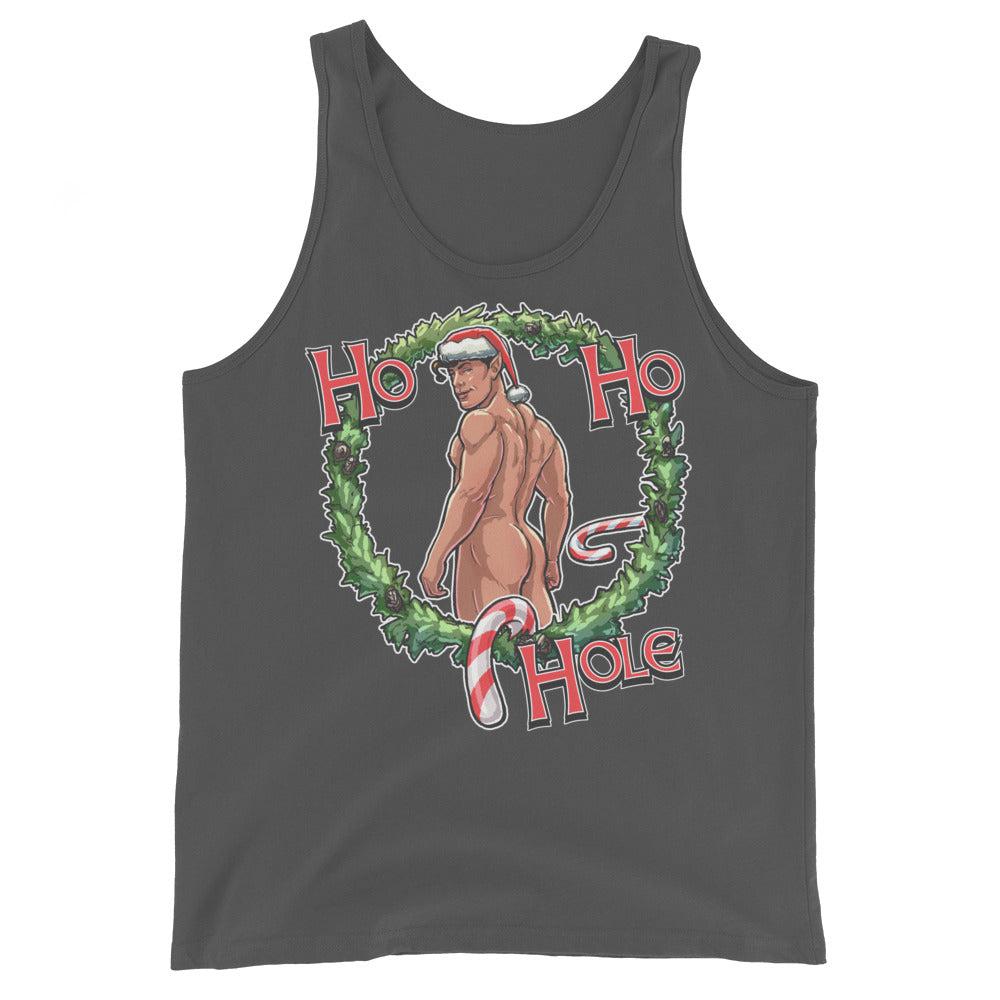 Ho Ho Hole (Tank Top)-Christmas Tank Tops-Swish Embassy