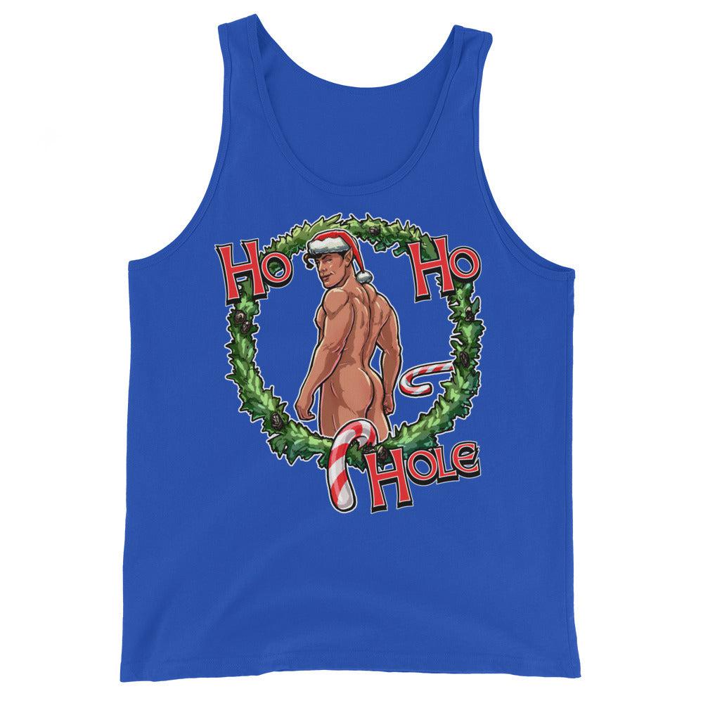 Ho Ho Hole (Tank Top)-Christmas Tank Tops-Swish Embassy