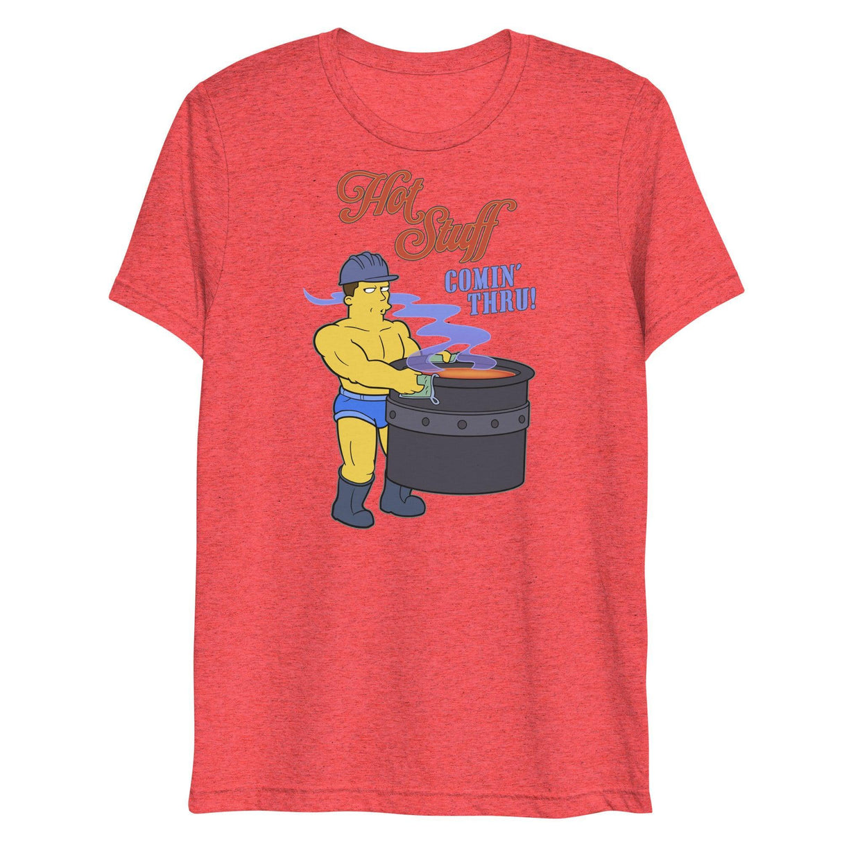 Hot Stuff Comin’ Thru (Triblend)-Triblend T-Shirt-Swish Embassy