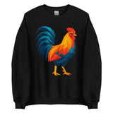 Huge Polygon Rooster (Sweatshirt)-Sweatshirt-Swish Embassy