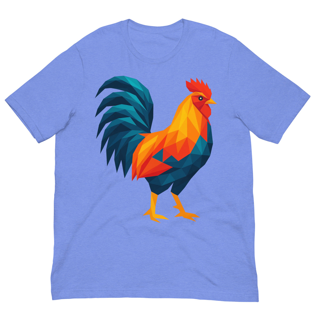 Huge Polygon Rooster-T-Shirts-Swish Embassy