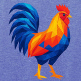 Huge Polygon Rooster-T-Shirts-Swish Embassy