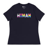 Human (Women's Relaxed T-Shirt)-Women's T-Shirts-Swish Embassy