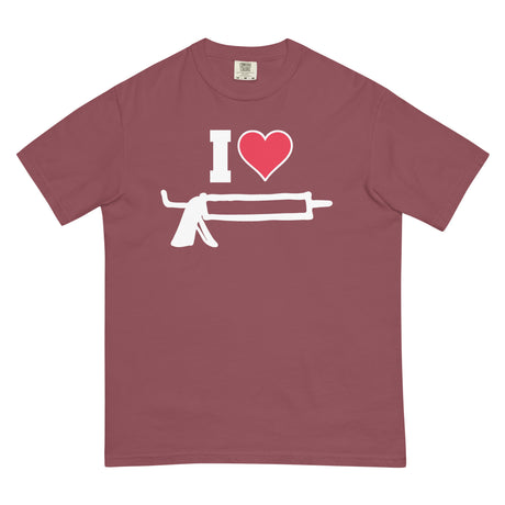 I Love Caulk (Boxy Tee)-Boxy T-Shirt-Swish Embassy