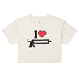 I Love Caulk (Crop Top)-Crop Top-Swish Embassy