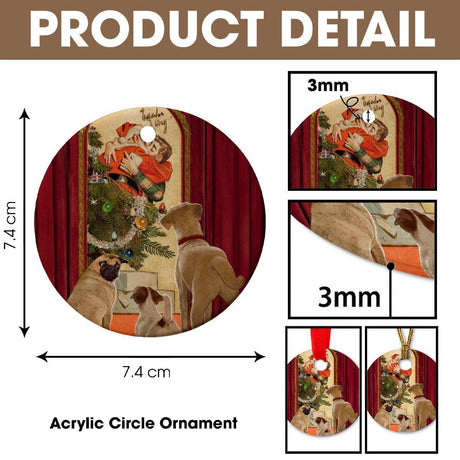 I Saw Daddy Kissing Santa Claus (Ceramic Holiday Keepsake)-Ceramic Holiday Keepsake-Swish Embassy