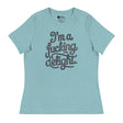 I'm a F*cking Delight (Women's Relaxed T-Shirt)-Women's T-Shirts-Swish Embassy