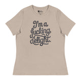 I'm a F*cking Delight (Women's Relaxed T-Shirt)-Women's T-Shirts-Swish Embassy