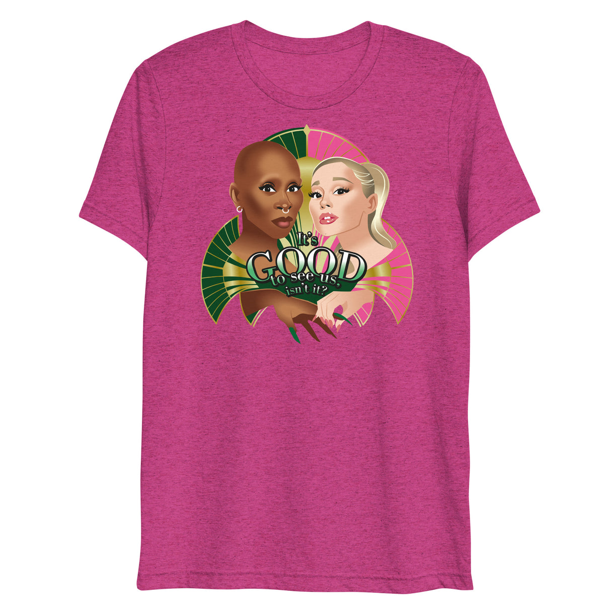 It's Good to See Us (Triblend)-Triblend T-Shirt-Swish Embassy