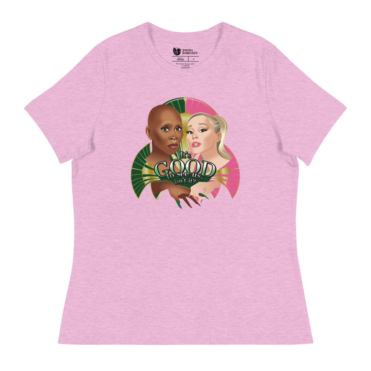 It's Good to See Us (Women's Relaxed T-Shirt)-Women's T-Shirts-Swish Embassy