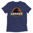 Jurassic Bear (Triblend)-Triblend T-Shirt-Swish Embassy