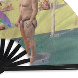 La Grande Jock (Folding Clack Fan)-Folding Fans-Swish Embassy