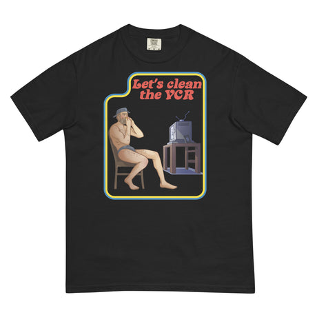 Let'S Clean The Vcr (Boxy Tee)-Boxy T-Shirt-Swish Embassy
