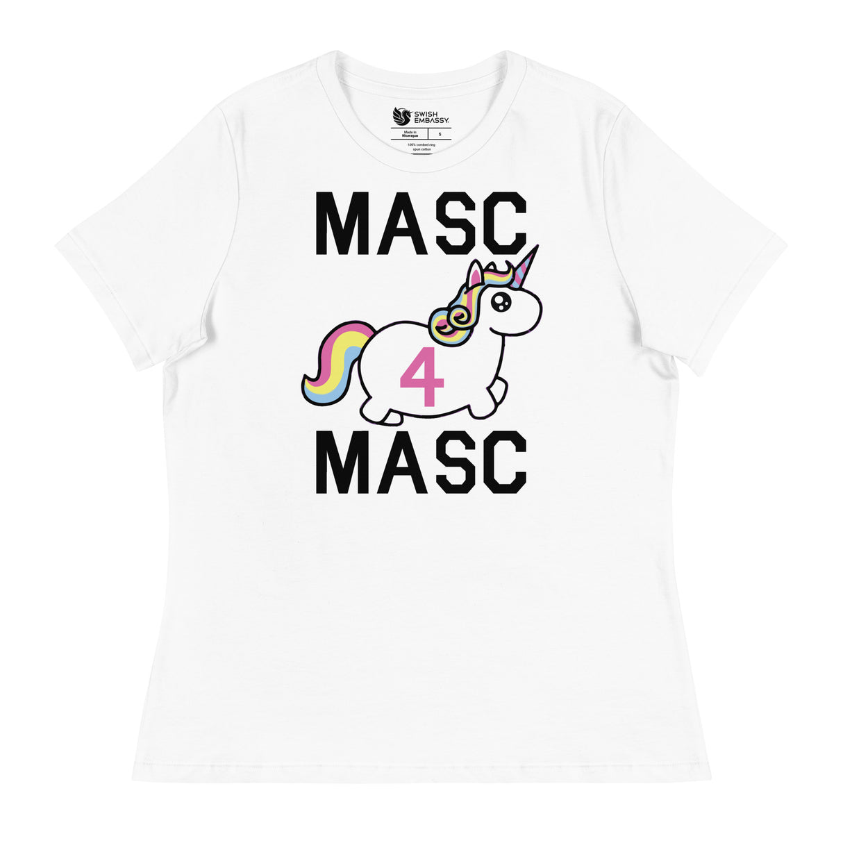MASC4MASC (Women's Relaxed T-Shirt)-Women's T-Shirts-Swish Embassy
