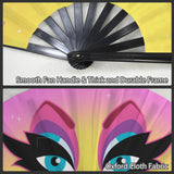 Maxxie Eyes (Folding Clack Fan)-Folding Fans-Swish Embassy