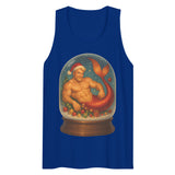 Merman in a Snow Globe (Tank top)-Christmas Tank Tops-Swish Embassy