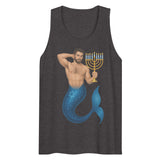Mermenorah (Tank top)-Christmas Tank Tops-Swish Embassy