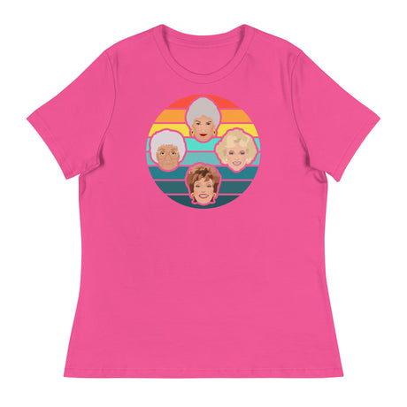 Miami Sunset (Women's Relaxed T-Shirt)-Women's T-Shirts-Swish Embassy