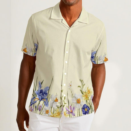 Morning Sunshine (Cotton Button Shirt)-Cotton Button Shirt-Swish Embassy