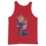 North Pole's Top Elf (Tank Top)-Christmas Tank Tops-Swish Embassy