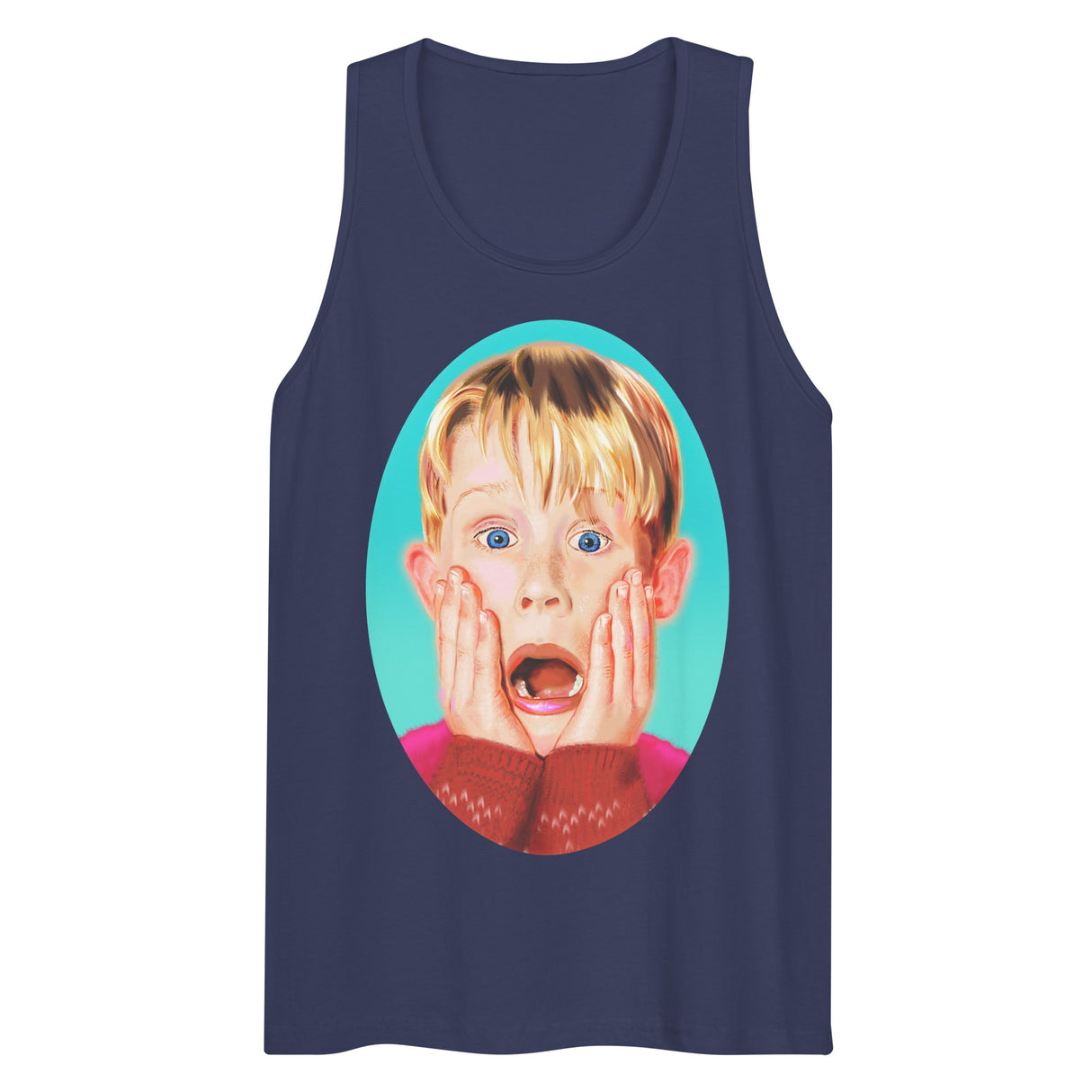 OMG (Tank top)-Christmas Tank Tops-Swish Embassy