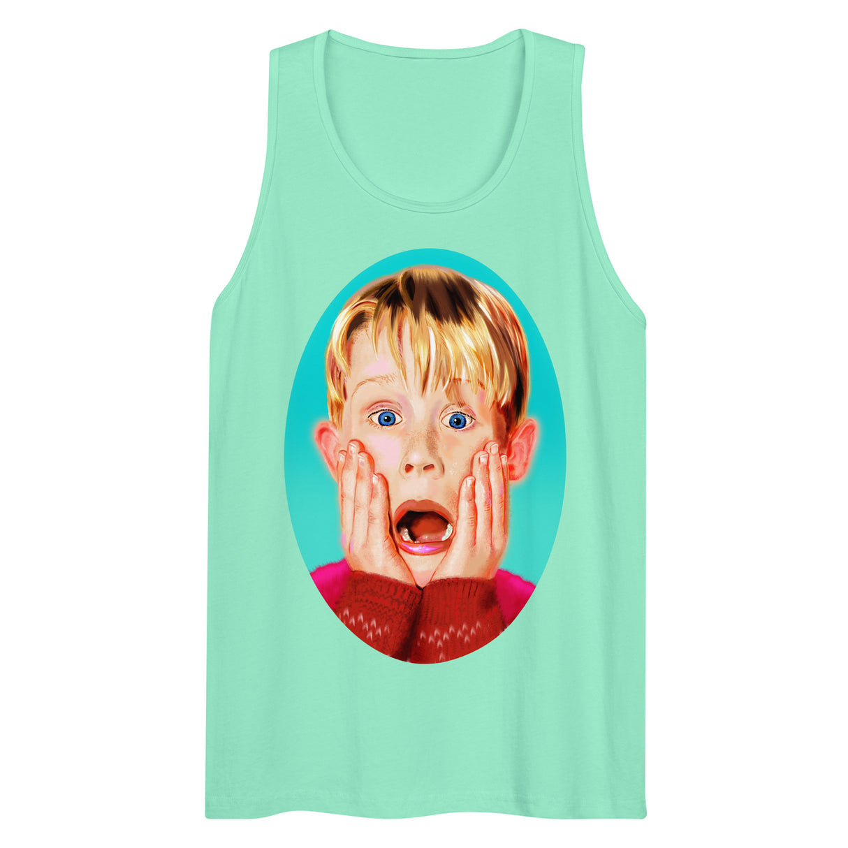 OMG (Tank top)-Christmas Tank Tops-Swish Embassy