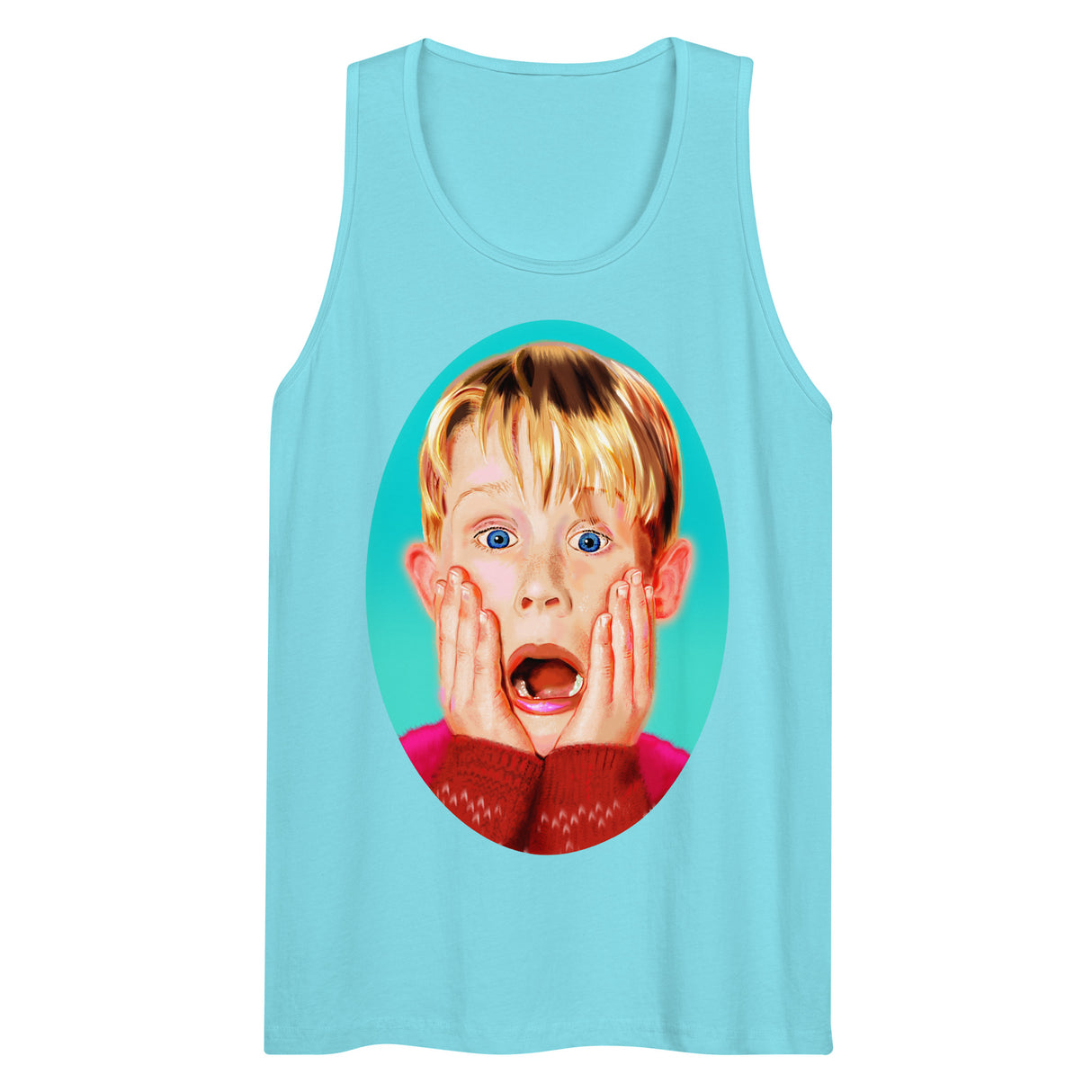OMG (Tank top)-Christmas Tank Tops-Swish Embassy