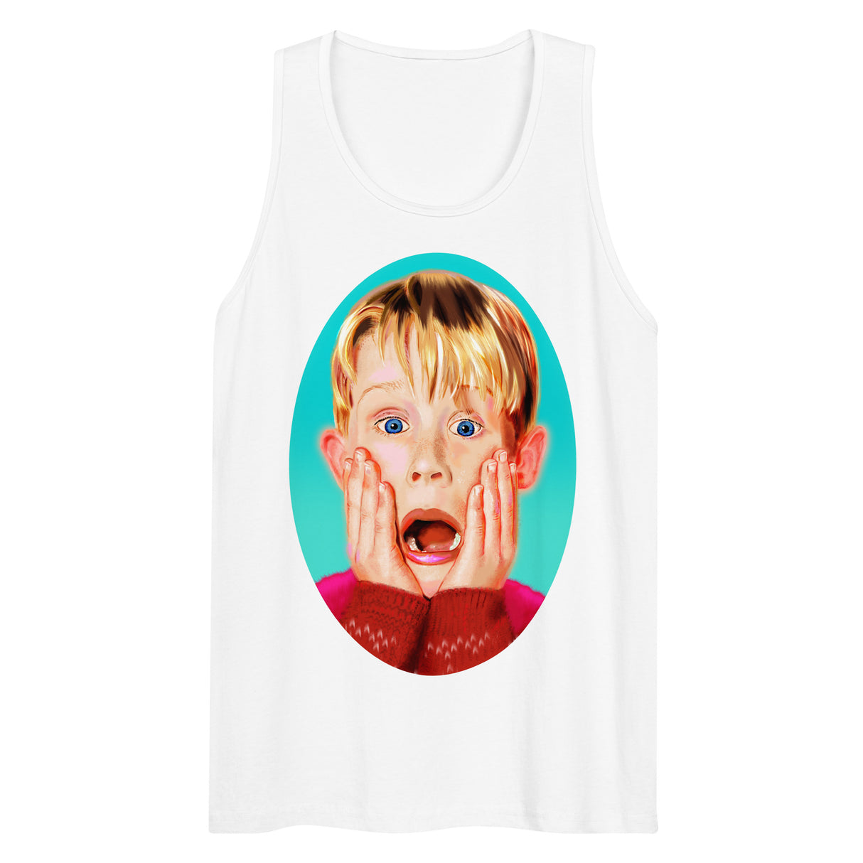 OMG (Tank top)-Christmas Tank Tops-Swish Embassy