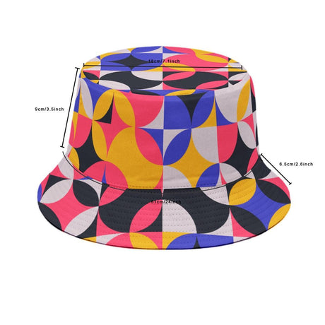 Palm Spring (Allover Bucket Hat)-Allover Bucket Hat-Swish Embassy