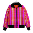 Pink Plaid Club (Fleece Jacket)-Fleece Jacket-Swish Embassy