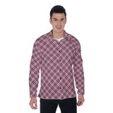 Pink Plaid (Long Sleeve Button Shirt)-Long Sleeve Button Shirts-Swish Embassy