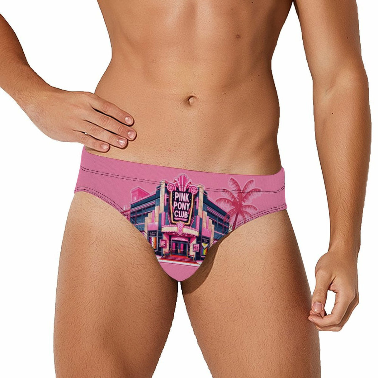 Pink Pony Club (Swim Briefs)-Swim Briefs-Swish Embassy