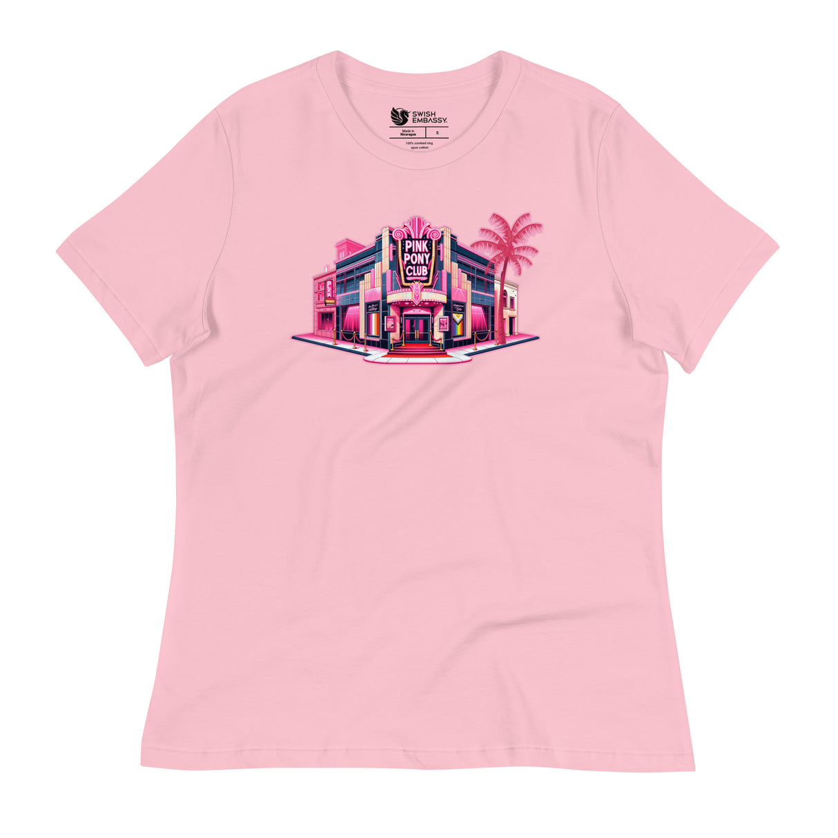 Pink Pony Club (Women's Relaxed T-Shirt)-Women's T-Shirts-Swish Embassy