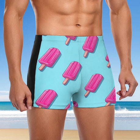 Pink Popsicle (Square Cut Trunks)-Square Cut Trunks-Swish Embassy