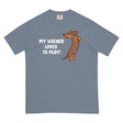 Playful Wiener (Boxy Tee)-Boxy T-Shirt-Swish Embassy