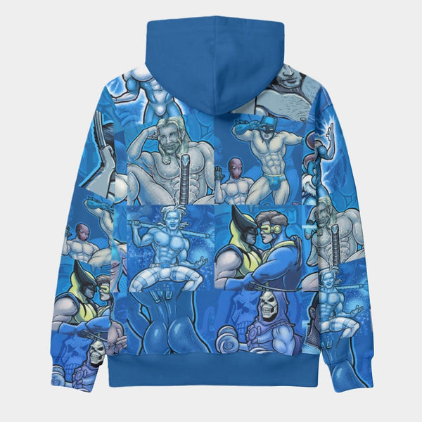 Pop Boys Blue — AOP Hoodie
