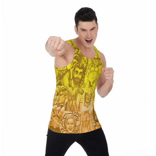 Pop Boys Gold — Allover Tank Top