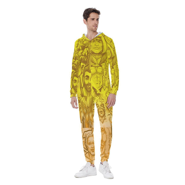 Pop Boys Gold (AOP Union Suit)-AOP Union Suit-Swish Embassy