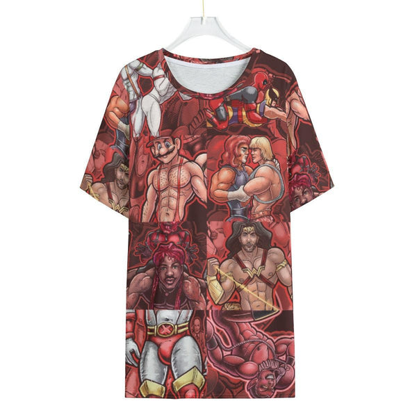 Pop Boys Red — Allover T-Shirt