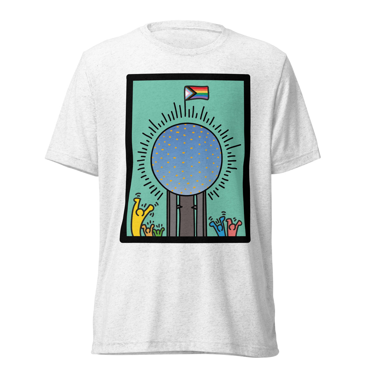 Pride Around the World (Triblend)-Triblend T-Shirt-Swish Embassy